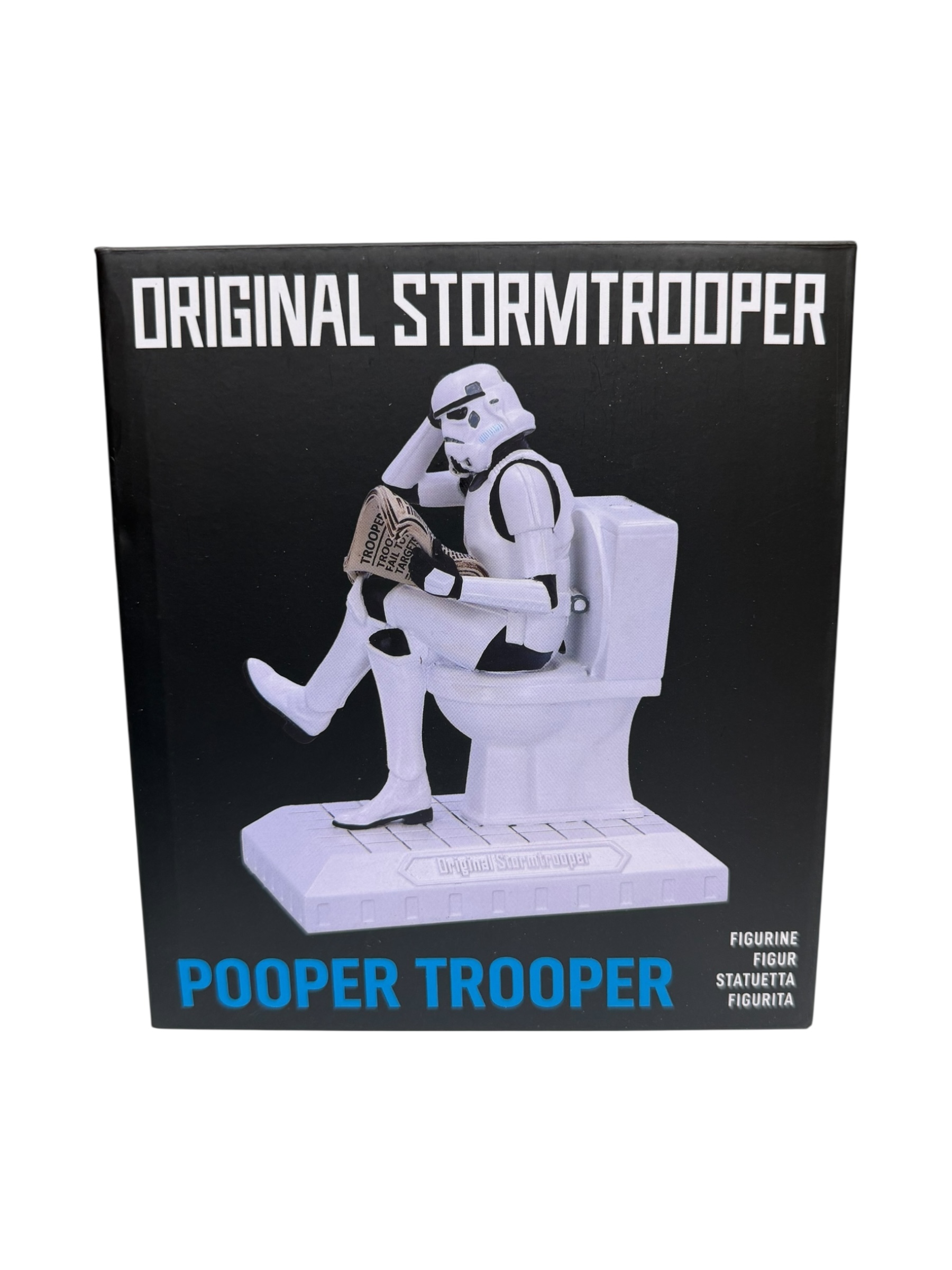 Nemesis Now Stormtrooper Figurine What a Catch, sous licence officielle Star Wars, décoration de science-fiction insolite pour les fans et les collectionneurs